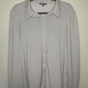 Black and Cream Checkered Blouse